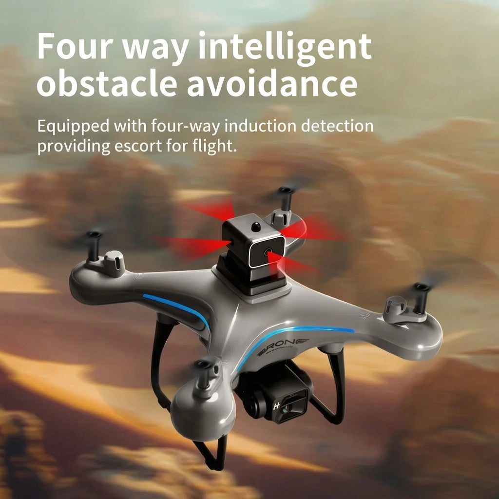 Ky102 Mini RC Drone, Portable Quadcopter With 4K HD Dual Camera & Obstacle Avoidance