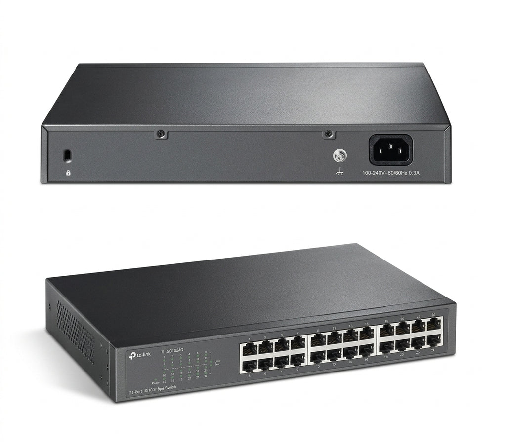 Rackmount 16 Port 10/100Mbps Fast Ethernet Switch - Tp-Link