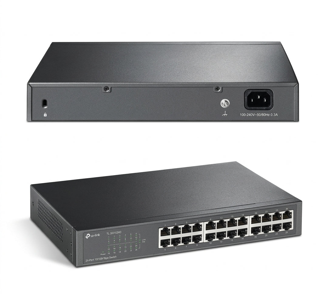 Rackmount 16 Port 10/100Mbps Fast Ethernet Switch - Tp-Link