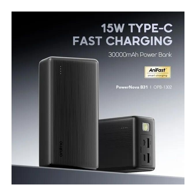 Oraimo PowerNova B31 OPB-1302 30000mAh 15W fast charging power bank